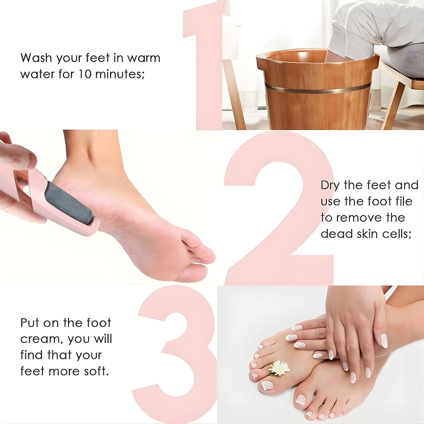 Foot callus remover for home pedicure