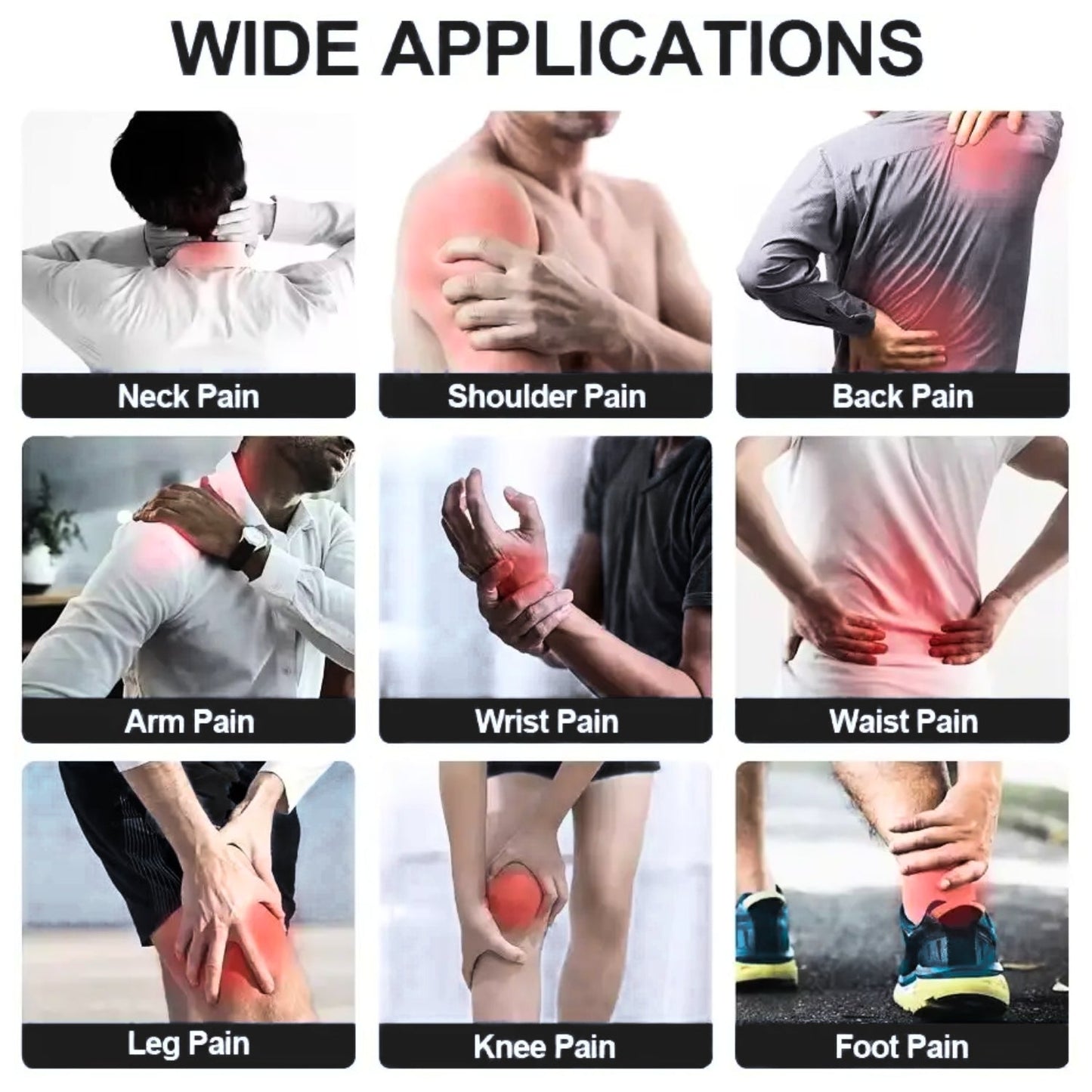 Portable pain relief machine with 7 therapy modes MEDGEARS 8000