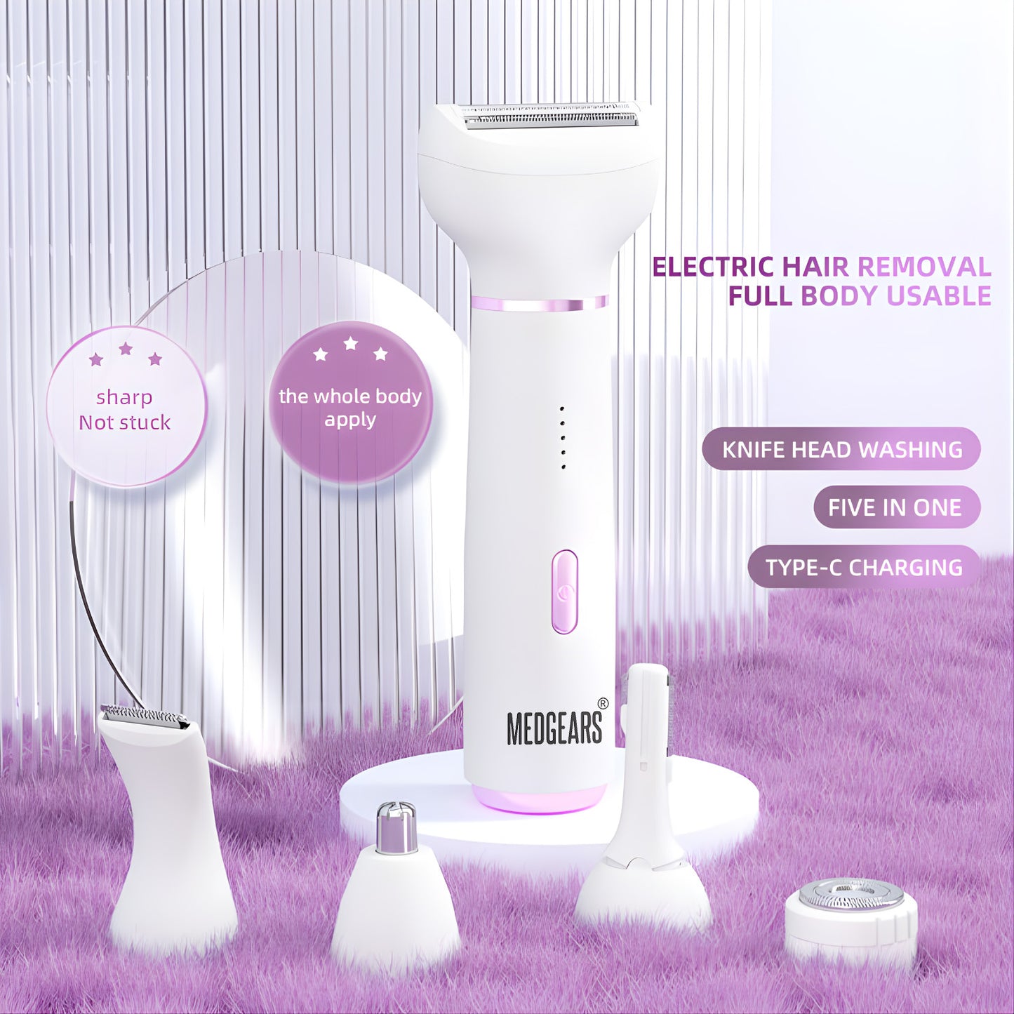 5 In 1 Women Trimmer