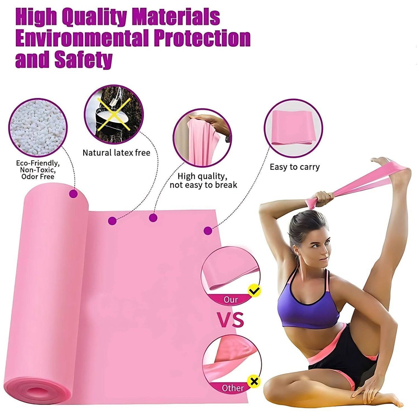 TheraBand stretch band for flexibility training