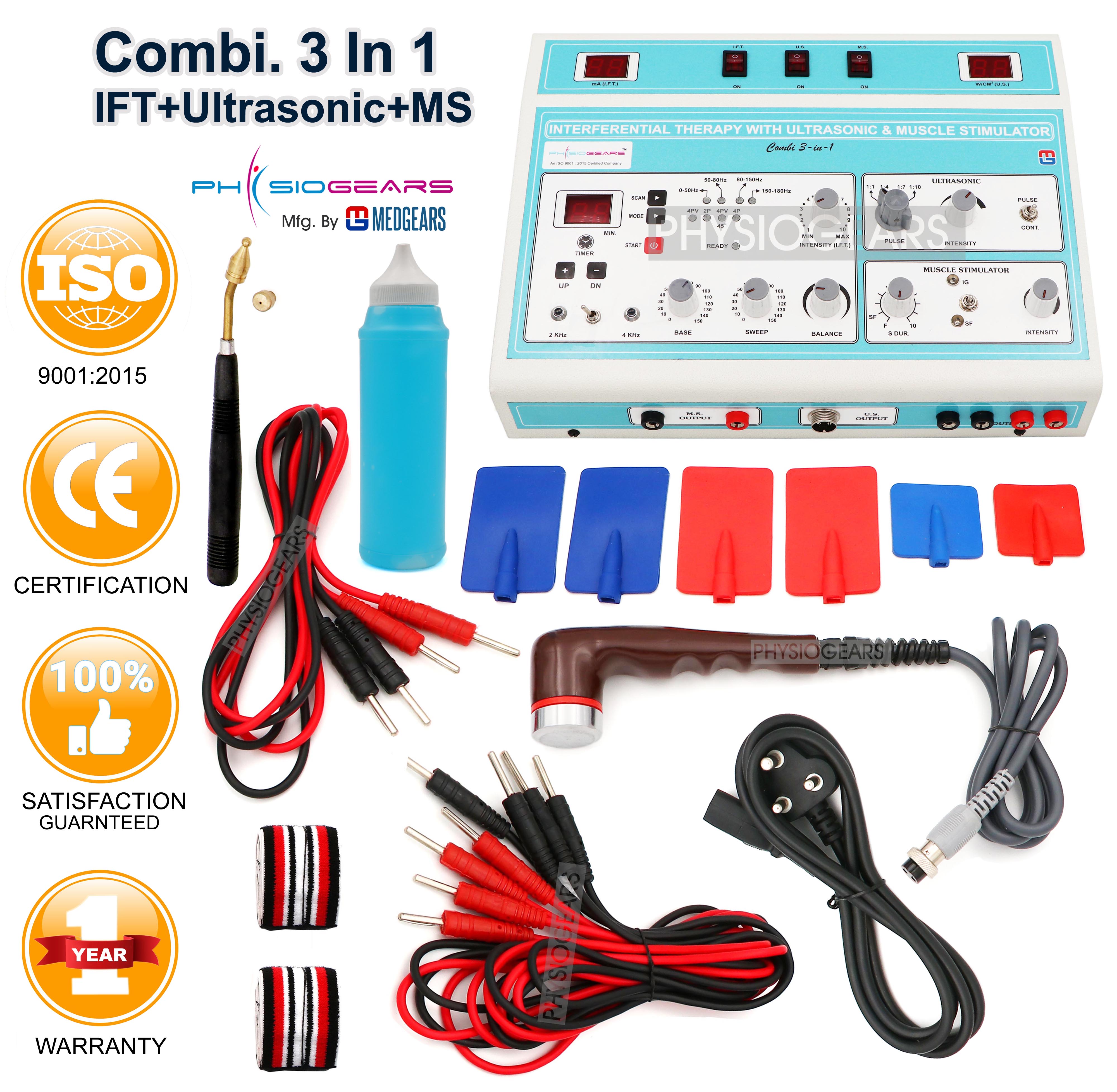 3 IN 1 Manual (IFT+ Ultrasonic + Muscle Stimulator)