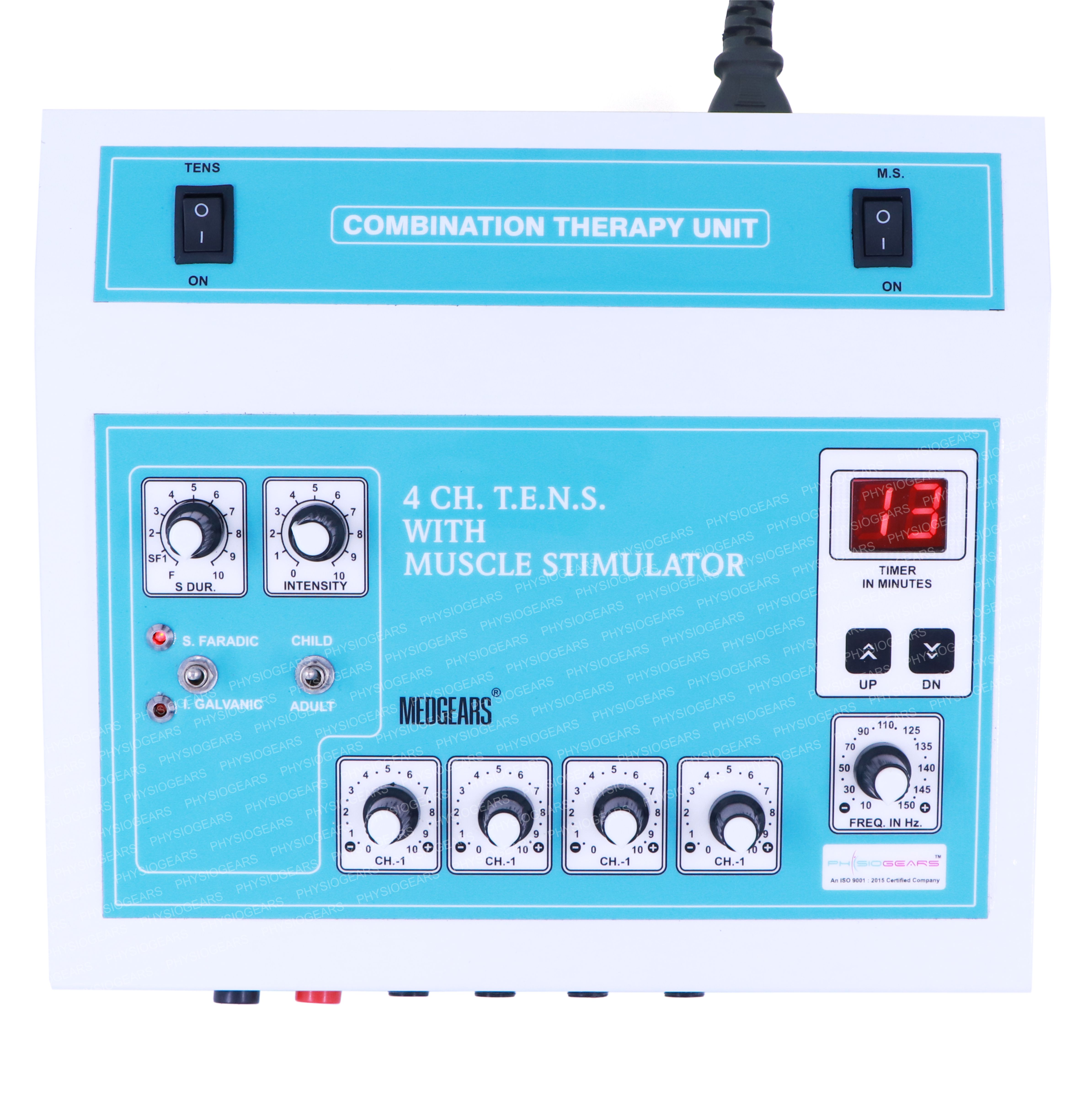  4 Channel TENS + Muscle Stimulator