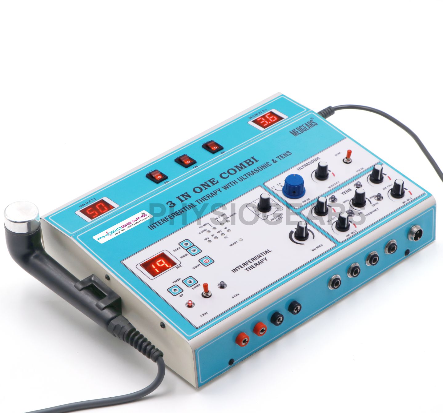  3 IN1 Manual (IFT + Ultrasonic + TENS 4 Channel)