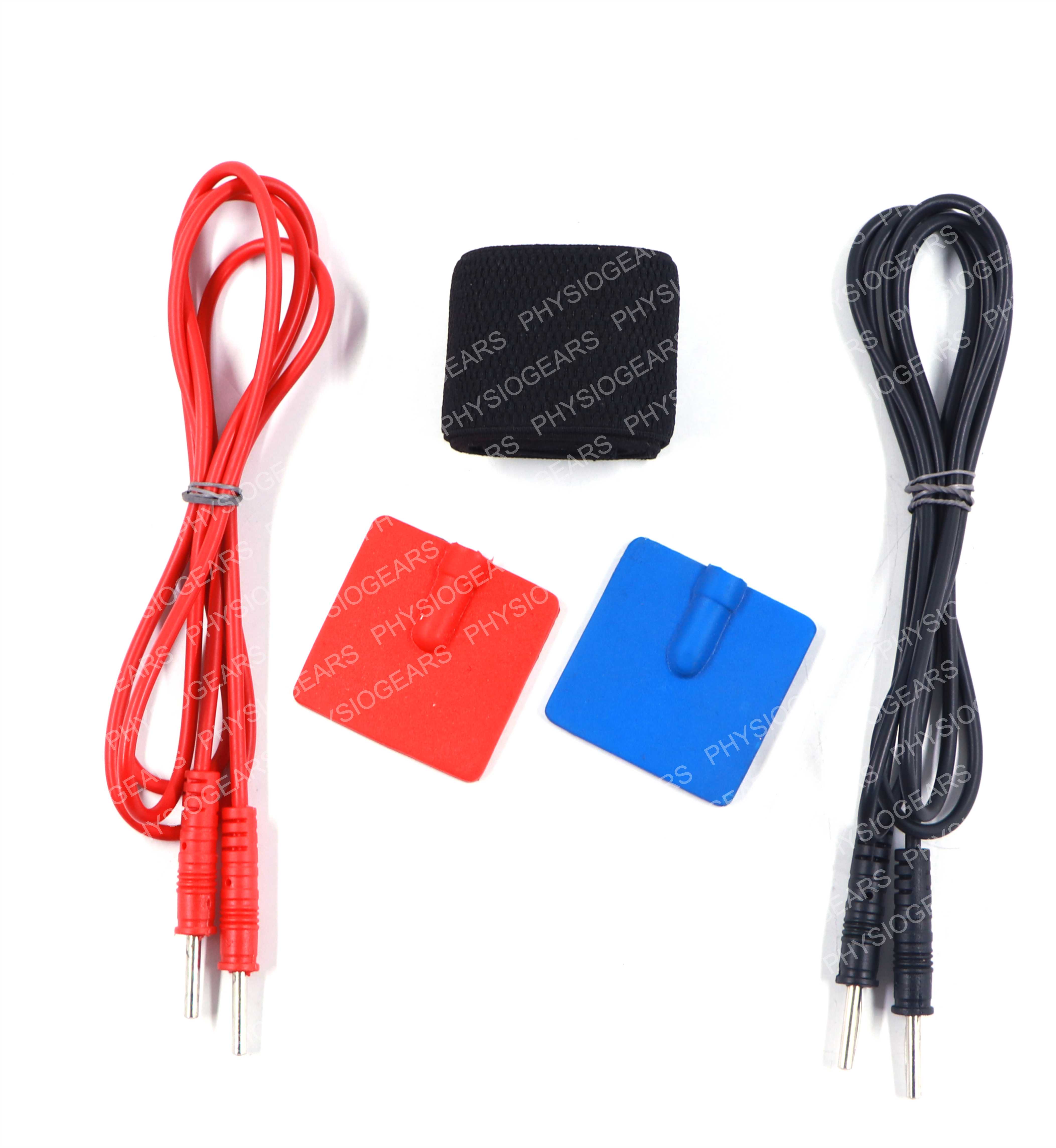 Muscle Stimulator 2 Pin Kit (2 Pin Wire, 2 Pads, 1 Velcro)